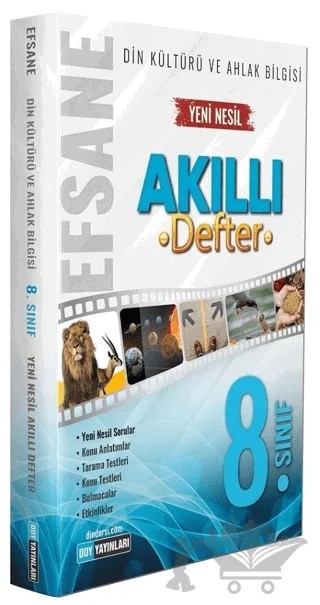 8. Sınıf Din Kültürü ve Ahlak Bilgisi Yetenekli Defter – Kolektif – DDY Yayınları kitap kapağı