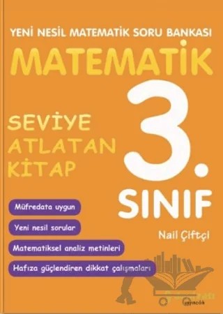 3. Sınıf Yeni Nesil Matematik Soru Bankası – Nail Çiftçi – Denizatı Yayıncılık kitap kapağı