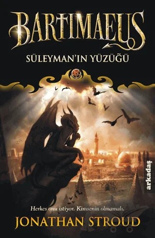 Bartimaeus - Süleyman’ın Yüzüğü – Jonathan Stroud – Arkadaş Yayınları kitap kapağı