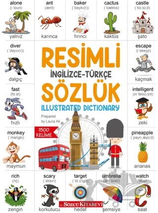 Resimli İngilizce – Türkçe Sözlük – Laura Ak – Sözcü Kitabevi kitap kapağı