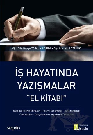 İş Hayatında Yazışmalar El Kitabı – Duygu Topal Yıldırım, Hilal Öztürk – Seçkin Yayıncılık kitap kapağı