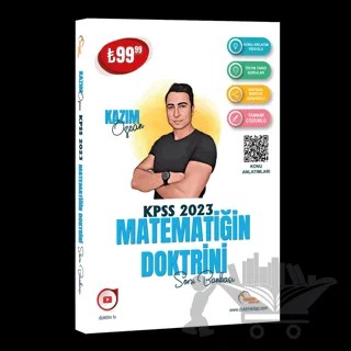 2023 KPSS Matematik Tamamı Çözümlü Soru Bankası – Kazım Özcan – Doktrin Yayınları kitap kapağı