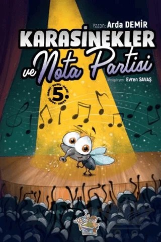 Karasinekler ve Nota Partisi – Arda Demir – Parmak Çocuk Yayınları kitap kapağı