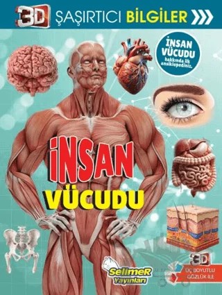 3D Şaşırtıcı Bilgiler - İnsan Vücudu – Kolektif – Selimer Yayınları kitap kapağı
