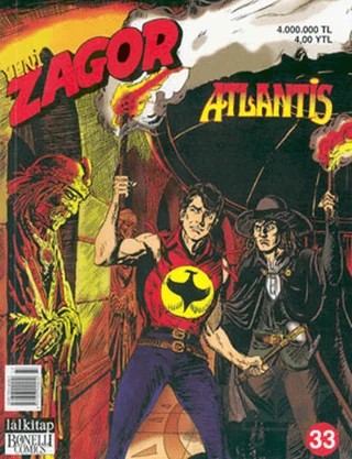 Yeni Zagor Atlantis Sayı: 33 – Lal Kitap kitap kapağı