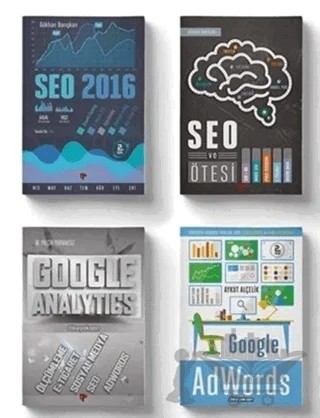 SEO ve Google Seti (4 Kitap Takım) – Aykut Alçelik, Gökhan Barışkan, M. Yalçın Parmaksız – Dikeyeksen Yayın Dağıtım kitap kapağı