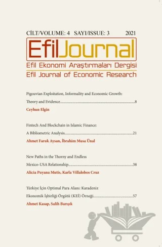 Efil Ekonomi Araştırmaları Dergisi Cilt: 4 Sayı: 3 – Efil Journal Dergisi kitap kapağı