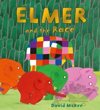 Elmer and the Race – David McKee – Andersen Press kitap kapağı