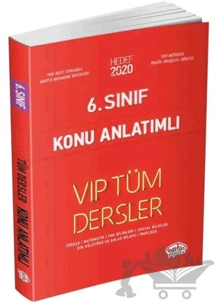 6. Sınıf VIP Tüm Dersler Konu Anlatımlı – Kolektif – Editör Yayınevi kitap kapağı