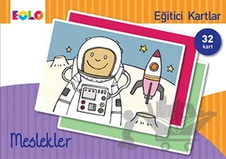 Meslekler - Eğitici Kartlar – Kolektif – Eolo Yayıncılık kitap kapağı