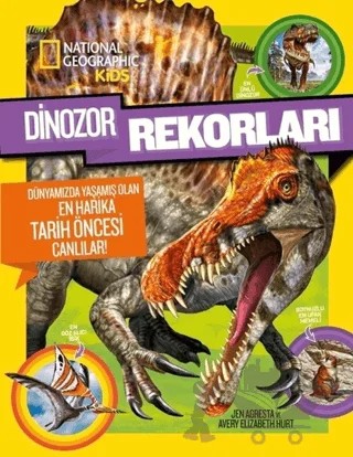 Dinozor Rekorları – Avery Elizabeth Hurt, Jen Agresta – Beta Kids kitap kapağı