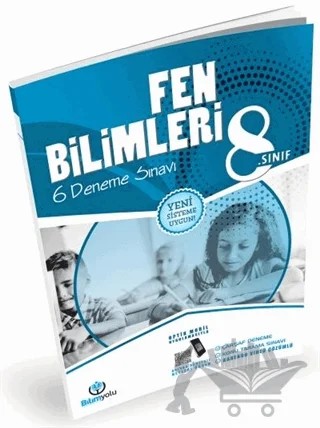 8. Sınıf Fen Bilimleri 6 Video Çözümlü Optikli Deneme Sınavı – Kolektif – Bilimyolu Yayıncılık kitap kapağı