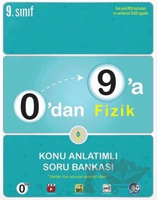 0'dan 9'a Fizik Konu Anlatımlı Soru Bankası – Kolektif – Tonguç Akademi kitap kapağı