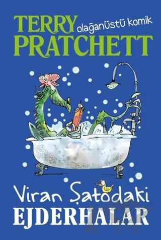 Viran Şatodaki Ejderhalar – Terry Pratchett – Tudem Yayınları kitap kapağı