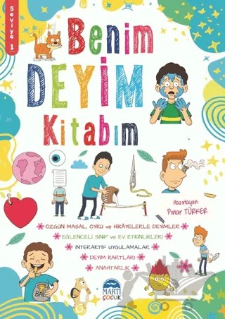 Benim Deyim Kitabım - Seviye 1 – Pınar Türker – Martı Çocuk Yayınları kitap kapağı