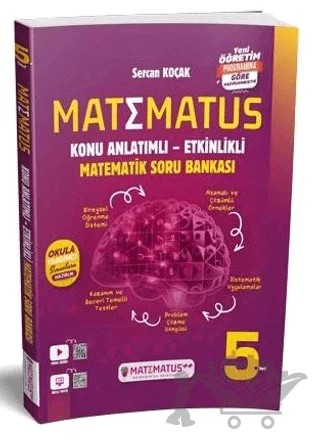 5. Sınıf Matematik Konu Anlatımlı Etkinlikli Soru Bankası – Sercan Koçak – Matematus Yayınları kitap kapağı