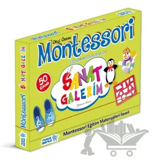 Okul Öncesi Montessori Sanat Galerim – Yasemin Mimir Altunok – Damla Yayınevi kitap kapağı