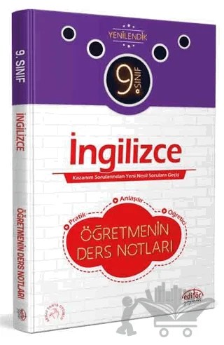 9. Sınıf İngilizce Öğretmenin Ders Notları – Kolektif – Editör Yayınevi kitap kapağı
