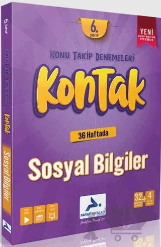 6. Sınıf Sosyal Bilgiler Konu Takip Denemeleri – Kolektif – Paraf Yayınları kitap kapağı