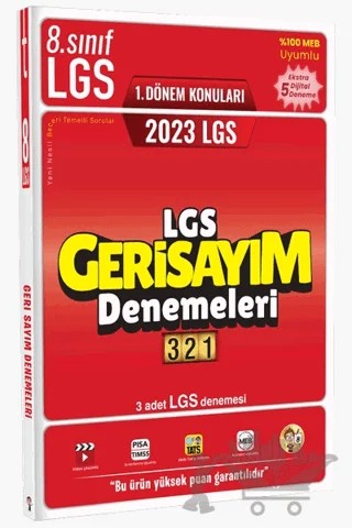 LGS 1. Dönem Geri Sayım Denemeleri 3 – Kolektif – Tonguç Akademi kitap kapağı