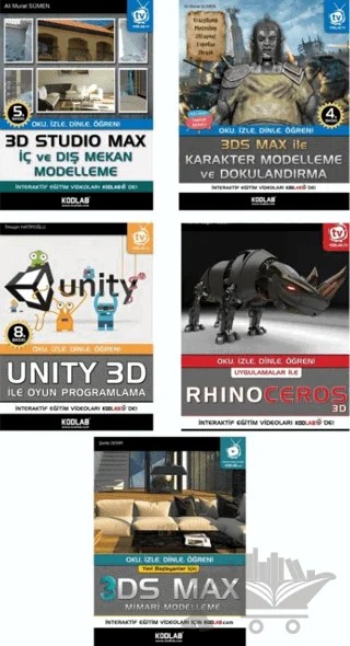 3D Eğitim Seti (5 Kitap Takım) – Kolektif – Kodlab Yayın Dağıtım kitap kapağı