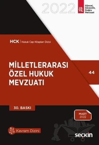 Milletlerarası Özel Hukuk Mevzuatı – Kolektif – Seçkin Yayıncılık kitap kapağı