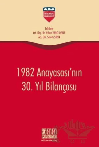 1982 Anayasası'nın 30. Yıl Bilançosu – Kolektif – On İki Levha Yayınları kitap kapağı