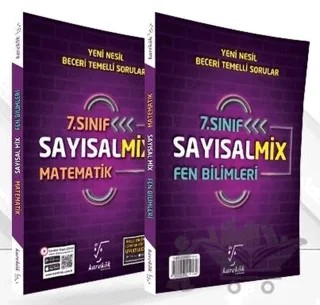 7. Sınıf Sayısal Mix Soru Bankası – Kolektif – Karekök Yayıncılık kitap kapağı