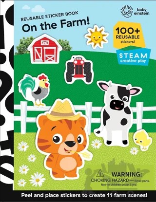 Baby Einstein: Sticker Book- On the Farm! – Kolektif – Pi Kids kitap kapağı