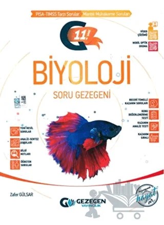 11. Sınıf Biyoloji Soru Gezegeni – Zafer Gülsar – Gezegen Yayıncılık kitap kapağı