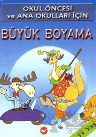 Büyük Boyama / Mega Boyama Okul Öncesi ve Ana Okulları İçin – Kolektif – Beyaz Balina Yayınları kitap kapağı