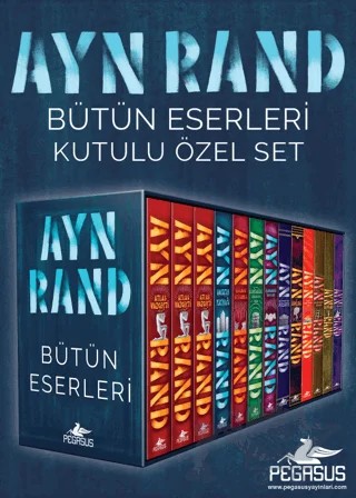 Ayn Rand Bütün Eserleri Kutulu Özel Set (13 Kitap ) – Ayn Rand – Pegasus Yayınları kitap kapağı