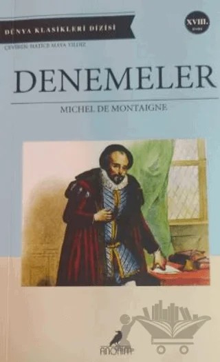 Denemeler – Michel de Montaigne – Anonim Yayıncılık kitap kapağı