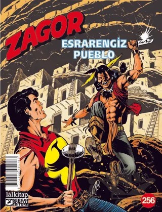 Zagor Sayı 256 - Esrarengiz Pueblo – Moreno Burattini – Lal Kitap kitap kapağı