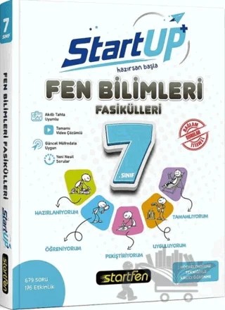 7. Sınıf Fen Bilimleri StartUp Fasikülleri – Kolektif – Startfen Yayınları kitap kapağı