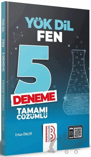 YÖKDİL Fen Tamamı Çözümlü 5 Deneme – Erkan Önler – Erkan Önler kitap kapağı