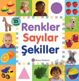 Renkler Sayılar Şekiller (Sürprizli 25 Kapak) – Kolektif – Remzi Kitabevi kitap kapağı