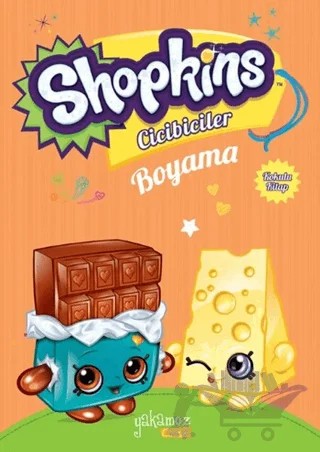 Shopkins Cicibiciler Boyama - Turuncu Kitap – Kolektif – Yakamoz Yayınevi kitap kapağı