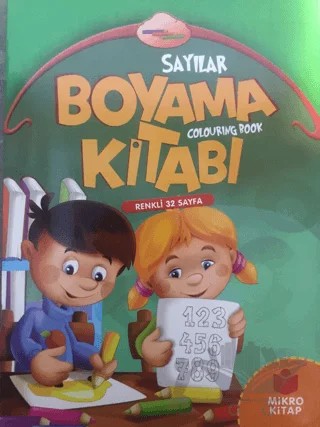 Boyama Kitabı: Sayılar – Kolektif – Mikro Kitap kitap kapağı