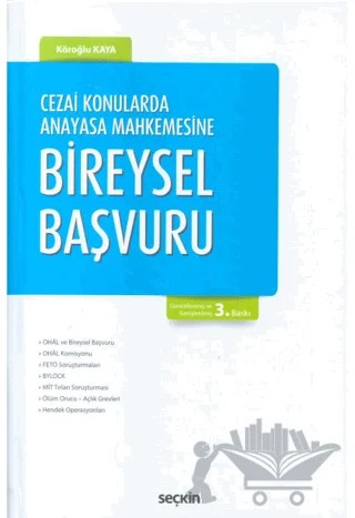 Bireysel Başvuru – Köroğlu Kaya – Seçkin Yayıncılık kitap kapağı