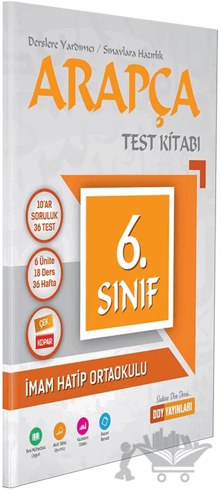 6. Sınıf Arapça Test Kitabı – Kolektif – DDY Yayınları kitap kapağı