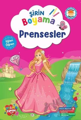Şirin Boyama - Prensesler – Kolektif – Boyama Zamanı kitap kapağı