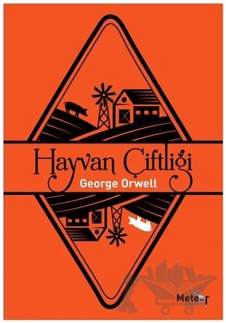 Hayvan Çiftliği – George Orwell – Meteor Yayınevi kitap kapağı