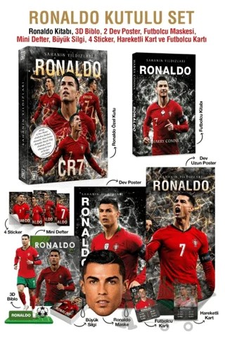 Ronaldo Özel Kutulu Set – Sahanın Yıldızları – Kolektif – Parodi Yayınları kitap kapağı