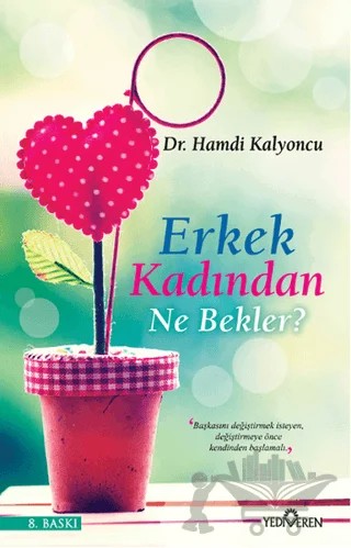 Erkek Kadından Ne Bekler? – Hamdi Kalyoncu – Yediveren Yayınları kitap kapağı