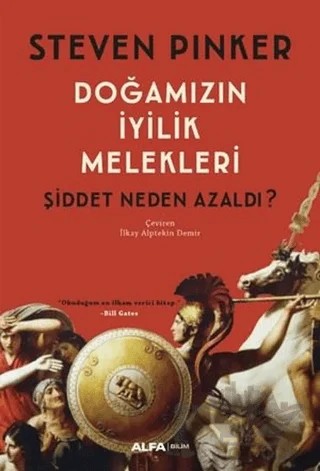 Doğamızın İyilik Melekleri – Steven Pinker – Alfa Yayınları kitap kapağı