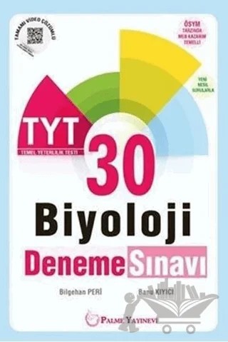 TYT Biyoloji 30 Deneme Sınavı – Kolektif – Palme Yayınları kitap kapağı