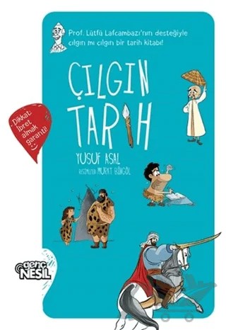 Çılgın Tarih – Yusuf Asal – Genç Nesil kitap kapağı
