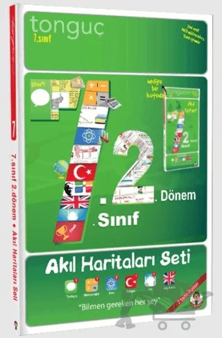 7. Sınıf 2. Dönem Akıl Haritaları Seti – Kolektif – Tonguç Akademi kitap kapağı
