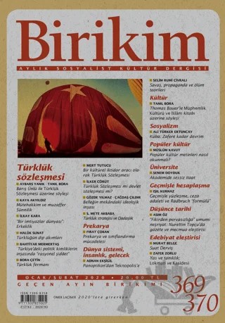 Birikim Aylık Sosyalist Kültür Dergisi Sayı: 369-370 Ocak-Şubat 2020 – Birikim Yayınları kitap kapağı